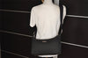 Authentic GUCCI Shoulder Cross Body Bag GG Canvas Leather 0190432 Black 0363K
