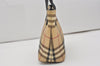 Authentic BURBERRY Nova Check PVC Leather Hand Tote Bag Purse Beige 0364J