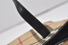 Authentic BURBERRY Nova Check PVC Leather Hand Tote Bag Purse Beige 0364J