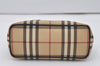 Authentic BURBERRY Nova Check PVC Leather Hand Tote Bag Purse Beige 0364J