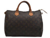 Authentic Louis Vuitton Monogram Speedy 30 Hand Boston Bag M41526 LV 0364K