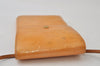 Auth Louis Vuitton Vernis Walker Shoulder Cross Wallet Yellow M91035 LV 0365J