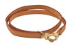 Authentic Louis Vuitton Leather Shoulder Strap Beige 39" LV 0366J