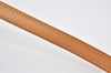 Authentic Louis Vuitton Leather Shoulder Strap Beige 39" LV 0366J