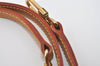 Authentic Louis Vuitton Leather Shoulder Strap Beige 39" LV 0366J