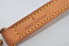 Authentic Louis Vuitton Leather Shoulder Strap Beige 39" LV 0366J