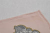 Authentic HERMES Carre 90 Scarf "LES CLES " Silk Light Pink 0367K