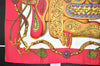 Authentic HERMES Carre 90 Scarf "Festival" Silk Red 0368K