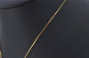 Authentic Christian Dior Gold Tone Chain Pendant Necklace CD 0370K