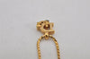 Authentic Christian Dior Gold Tone Chain Pendant Necklace CD 0370K