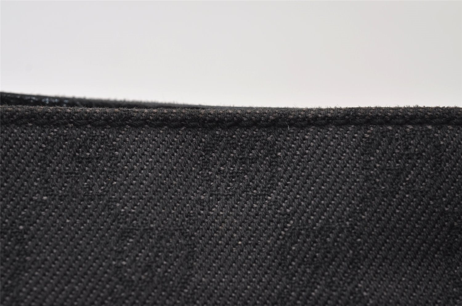 Authentic GUCCI Horsebit Shoulder Hand Bag GG Canvas Leather 101345 Black 0371J