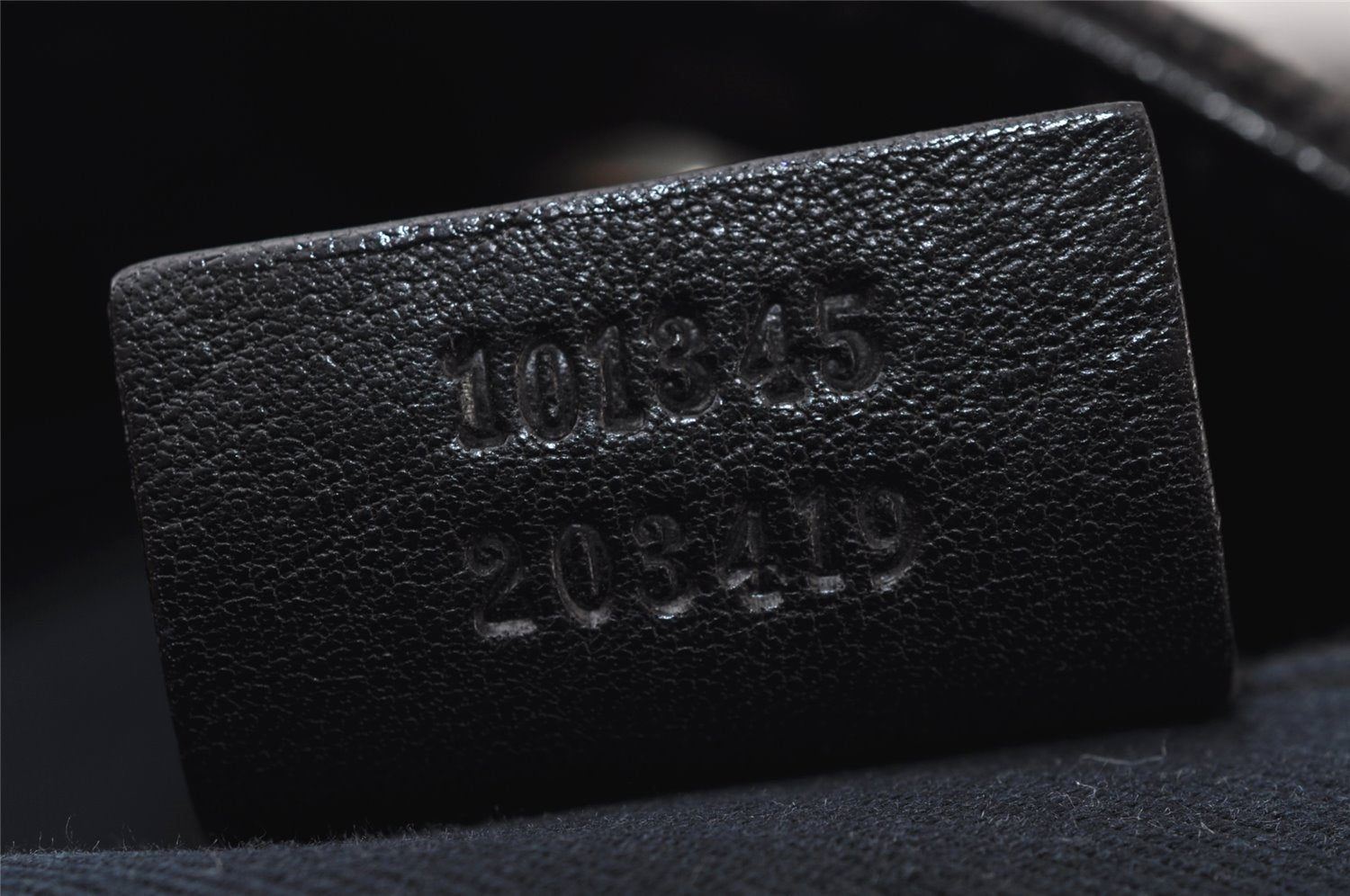 Authentic GUCCI Horsebit Shoulder Hand Bag GG Canvas Leather 101345 Black 0371J