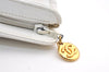 Authentic CHANEL Caviar Skin CoCo Mark Cosmetic Pouch Purse White Junk 0371K