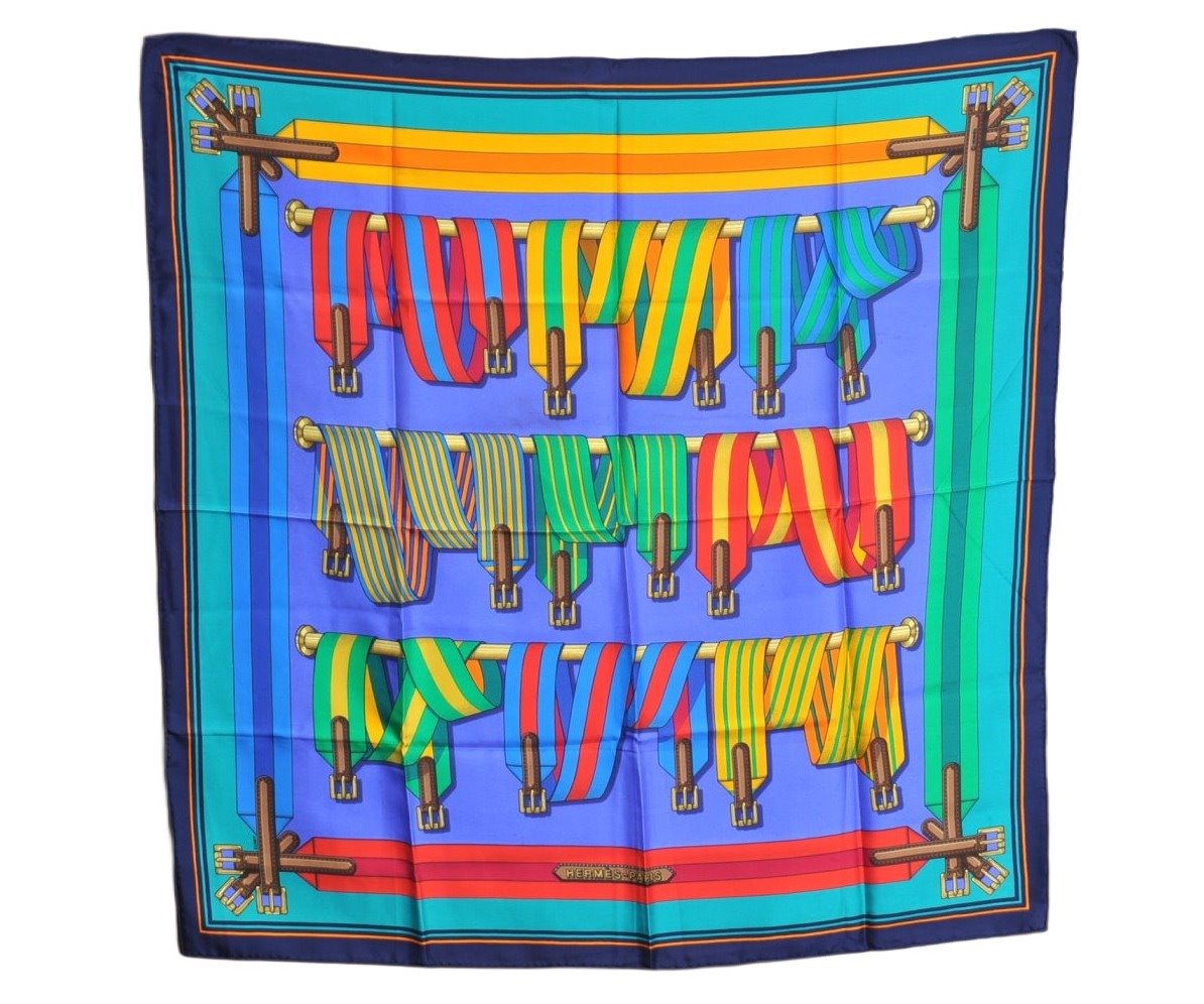 Authentic HERMES Carre 90 Scarf 