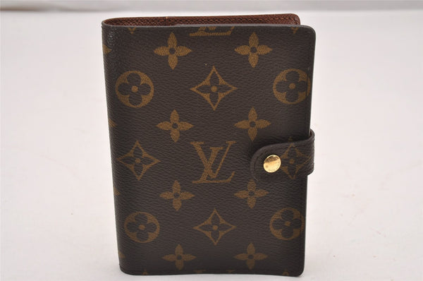 Authentic Louis Vuitton Monogram Agenda PM Notebook Cover R20005 LV 0375J