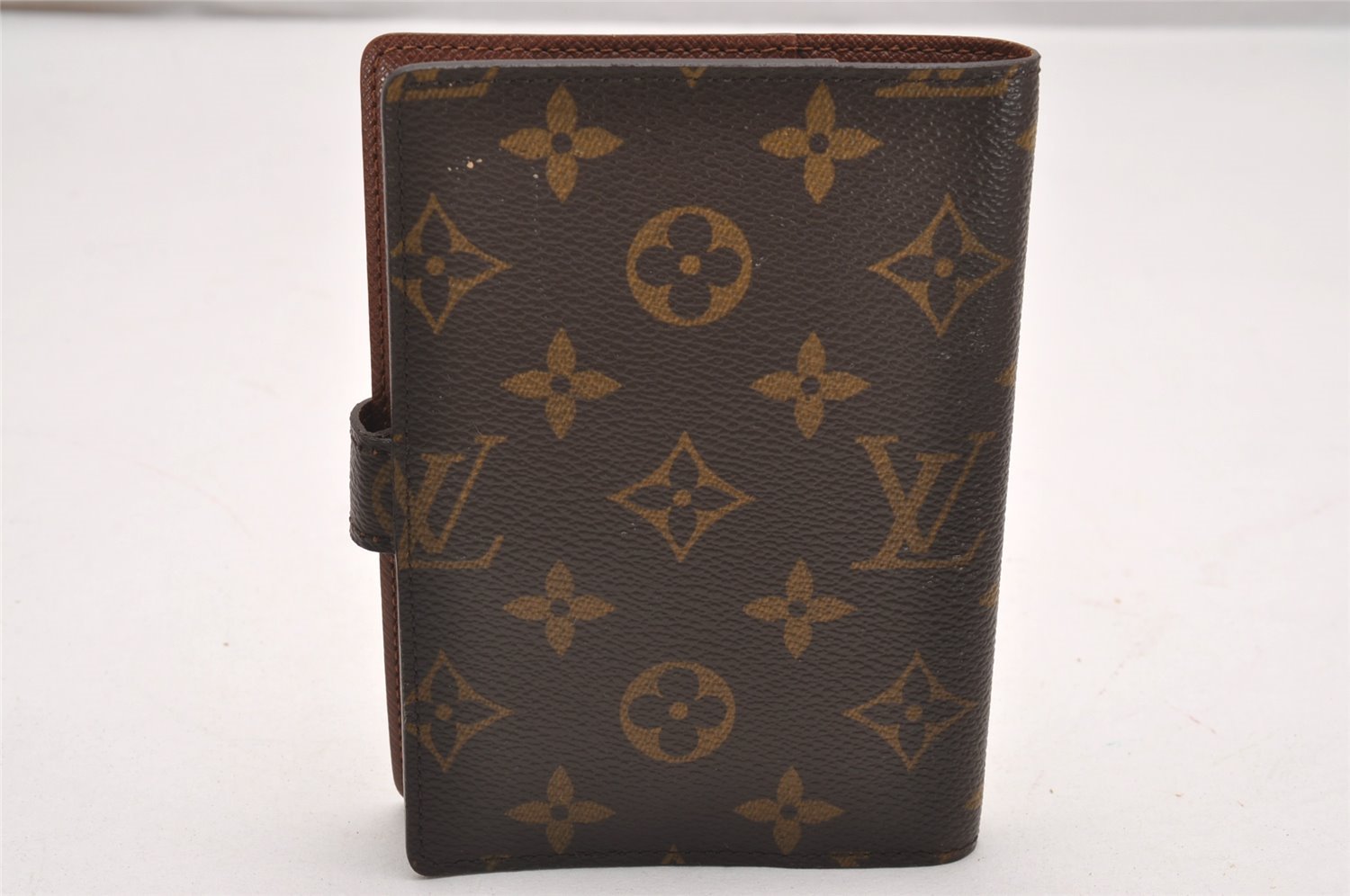 Authentic Louis Vuitton Monogram Agenda PM Notebook Cover R20005 LV 0375J