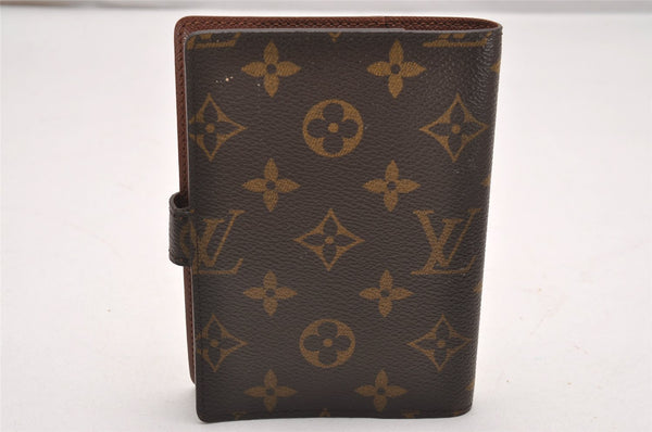 Authentic Louis Vuitton Monogram Agenda PM Notebook Cover R20005 LV 0375J