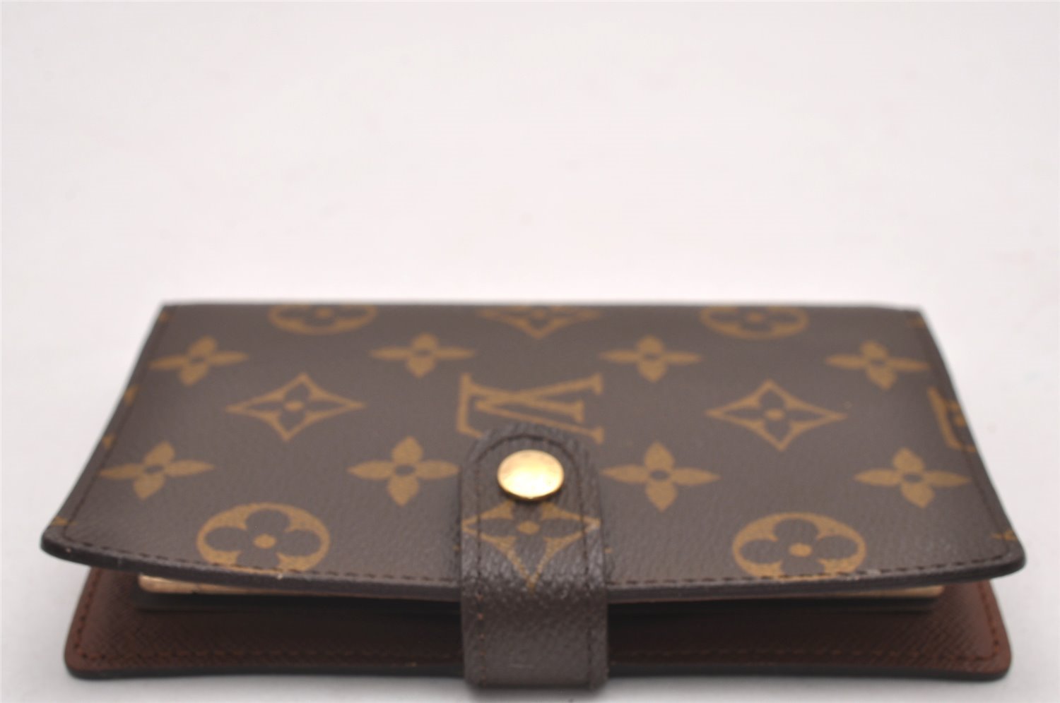 Authentic Louis Vuitton Monogram Agenda PM Notebook Cover R20005 LV 0375J