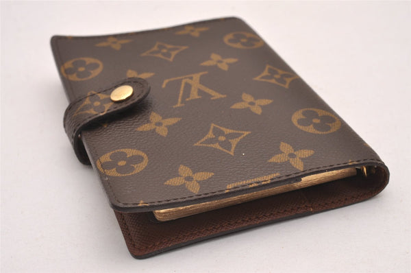 Authentic Louis Vuitton Monogram Agenda PM Notebook Cover R20005 LV 0375J