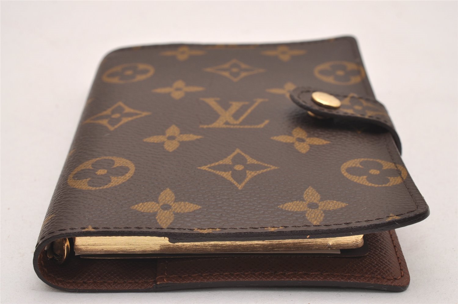 Authentic Louis Vuitton Monogram Agenda PM Notebook Cover R20005 LV 0375J