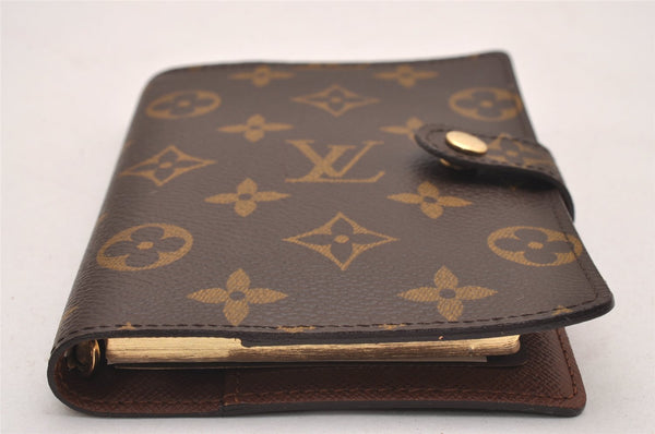 Authentic Louis Vuitton Monogram Agenda PM Notebook Cover R20005 LV 0375J