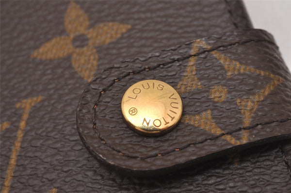 Authentic Louis Vuitton Monogram Agenda PM Notebook Cover R20005 LV 0375J