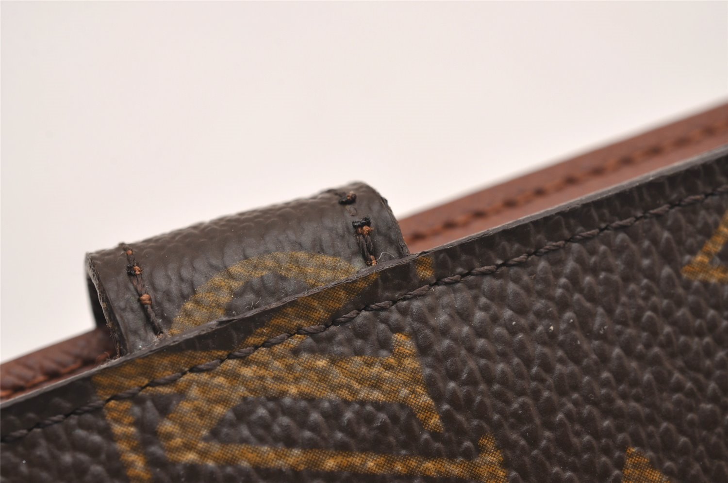 Authentic Louis Vuitton Monogram Agenda PM Notebook Cover R20005 LV 0375J