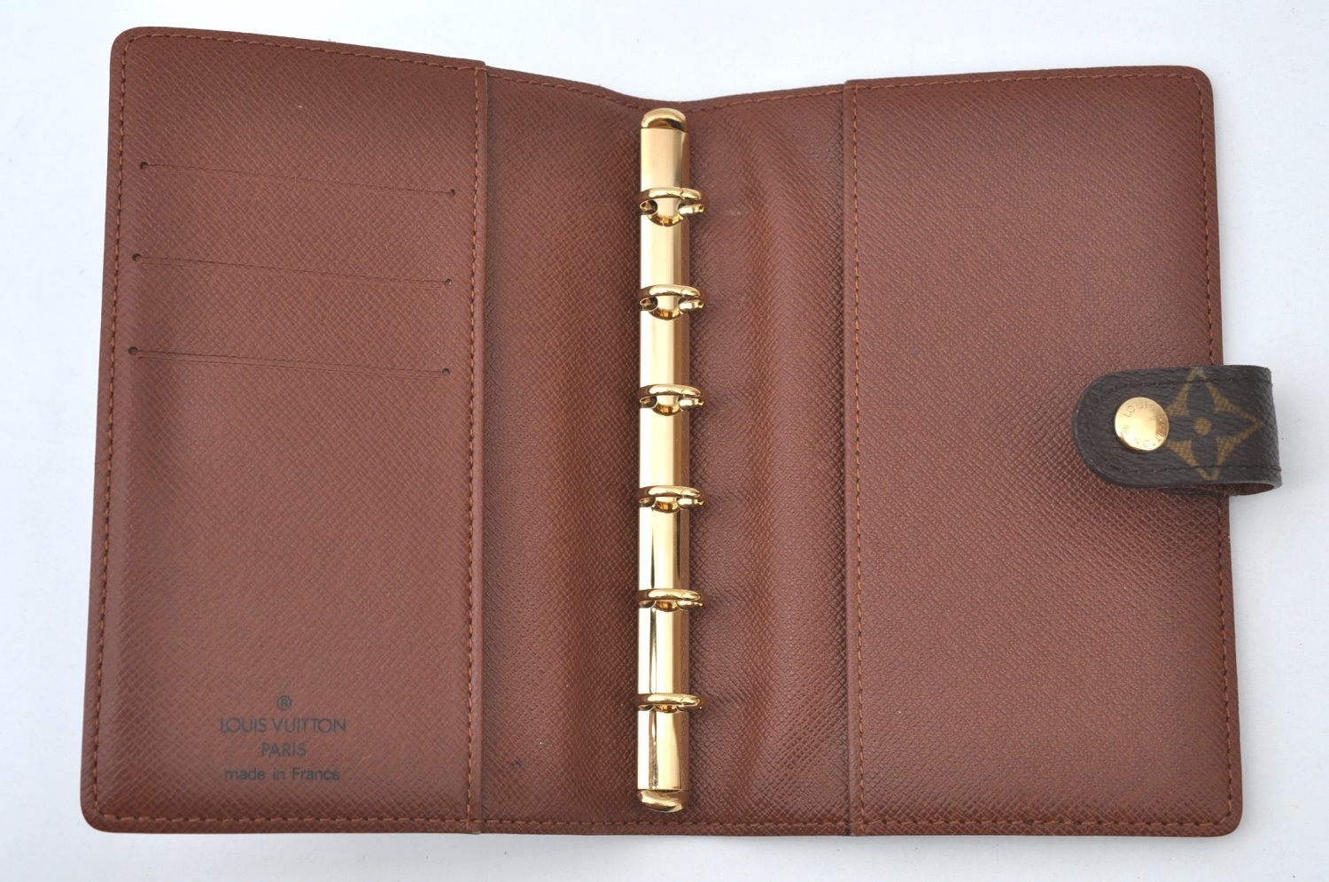 Authentic Louis Vuitton Monogram Agenda PM Notebook Cover R20005 LV 0375J