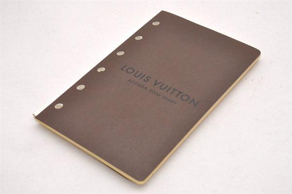 Authentic Louis Vuitton Monogram Agenda PM Notebook Cover R20005 LV 0375J