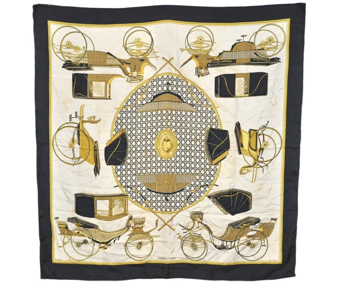 Authentic HERMES Carre 90 Scarf 