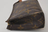 Auth Louis Vuitton Monogram Poche Toilette 15 M47546 Cosmetics Pouch Junk 0376J