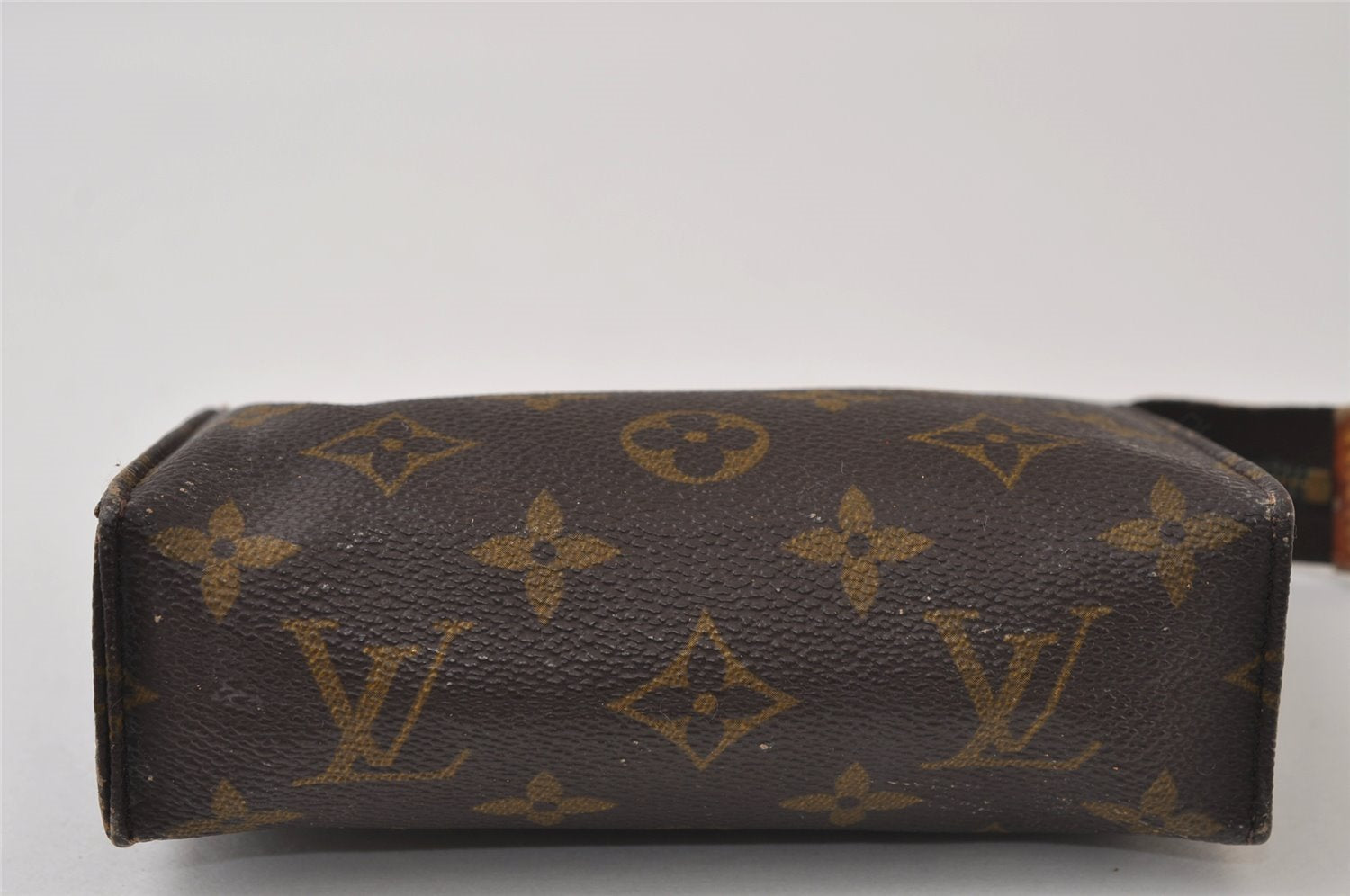 Auth Louis Vuitton Monogram Poche Toilette 15 M47546 Cosmetics Pouch Junk 0376J