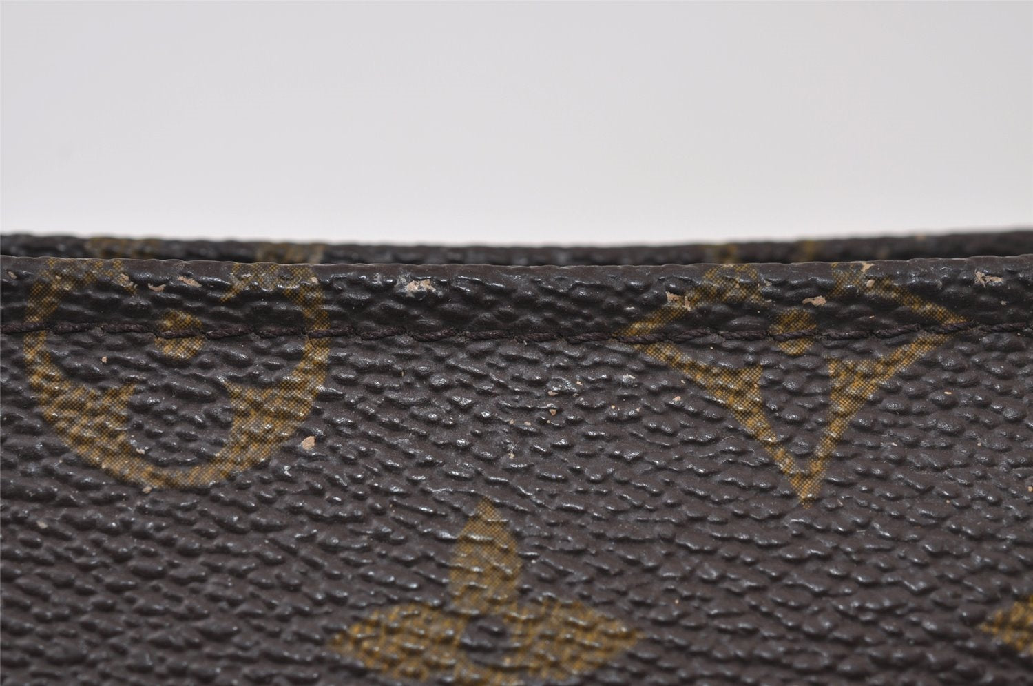 Auth Louis Vuitton Monogram Poche Toilette 15 M47546 Cosmetics Pouch Junk 0376J