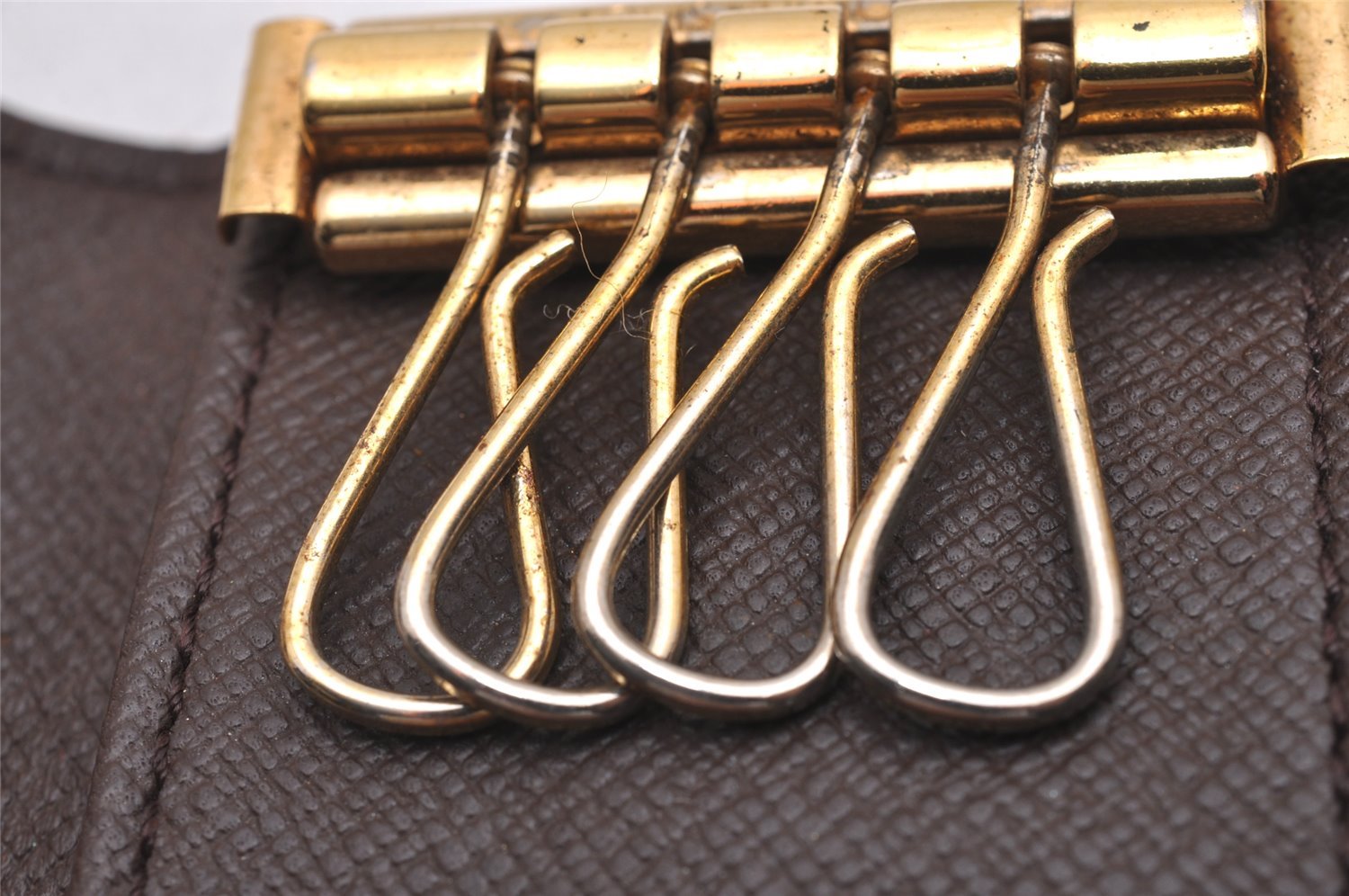 Authentic Louis Vuitton Damier Multicles 4 Key Case Holder N62631 LV 0377J