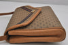 Authentic GUCCI Sherry Line Micro GG Shoulder Bag PVC Leather Brown Junk 0377K