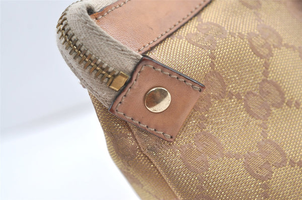 Authentic GUCCI Abbey Shoulder Tote Bag GG Canvas Leather 141470 Beige 0378K