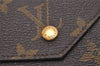 Authentic Louis Vuitton Monogram Porte Monnaie Billets Wallet M61660 Junk 0379J
