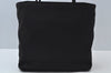 Authentic PRADA Nylon Tote Hand Bag Purse Black 0379K