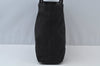 Authentic PRADA Nylon Tote Hand Bag Purse Black 0379K
