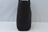 Authentic PRADA Nylon Tote Hand Bag Purse Black 0379K