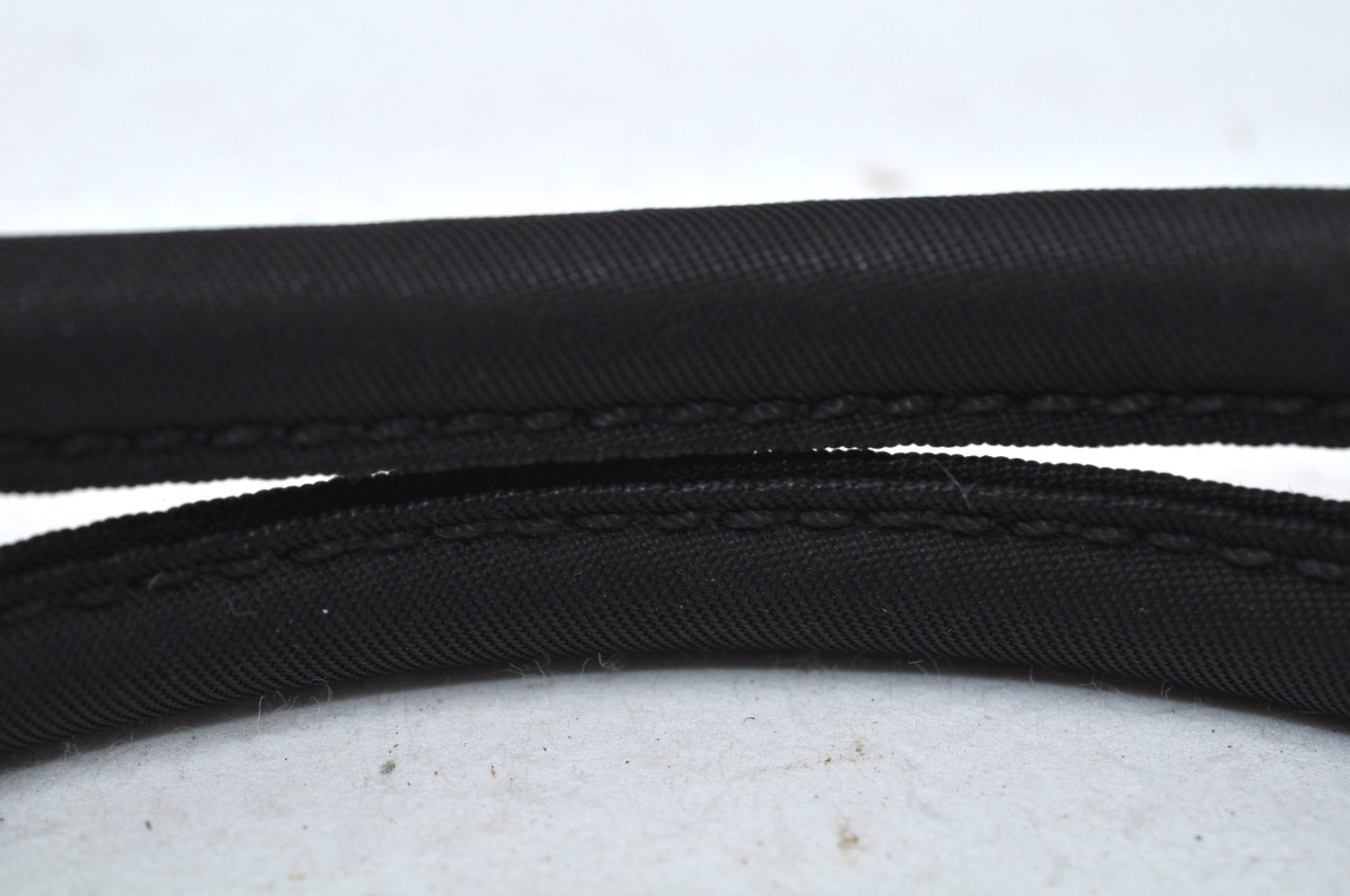 Authentic PRADA Nylon Tote Hand Bag Purse Black 0379K