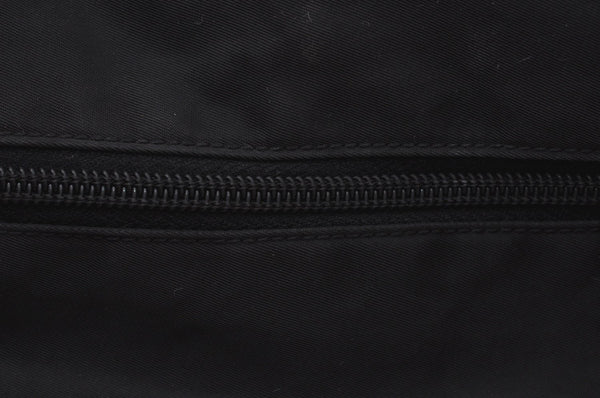 Authentic PRADA Nylon Tote Hand Bag Purse Black 0379K