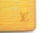 Auth Louis Vuitton Epi Porte Billet Carte Credit Monnaie Wallet Yellow LV 0380J