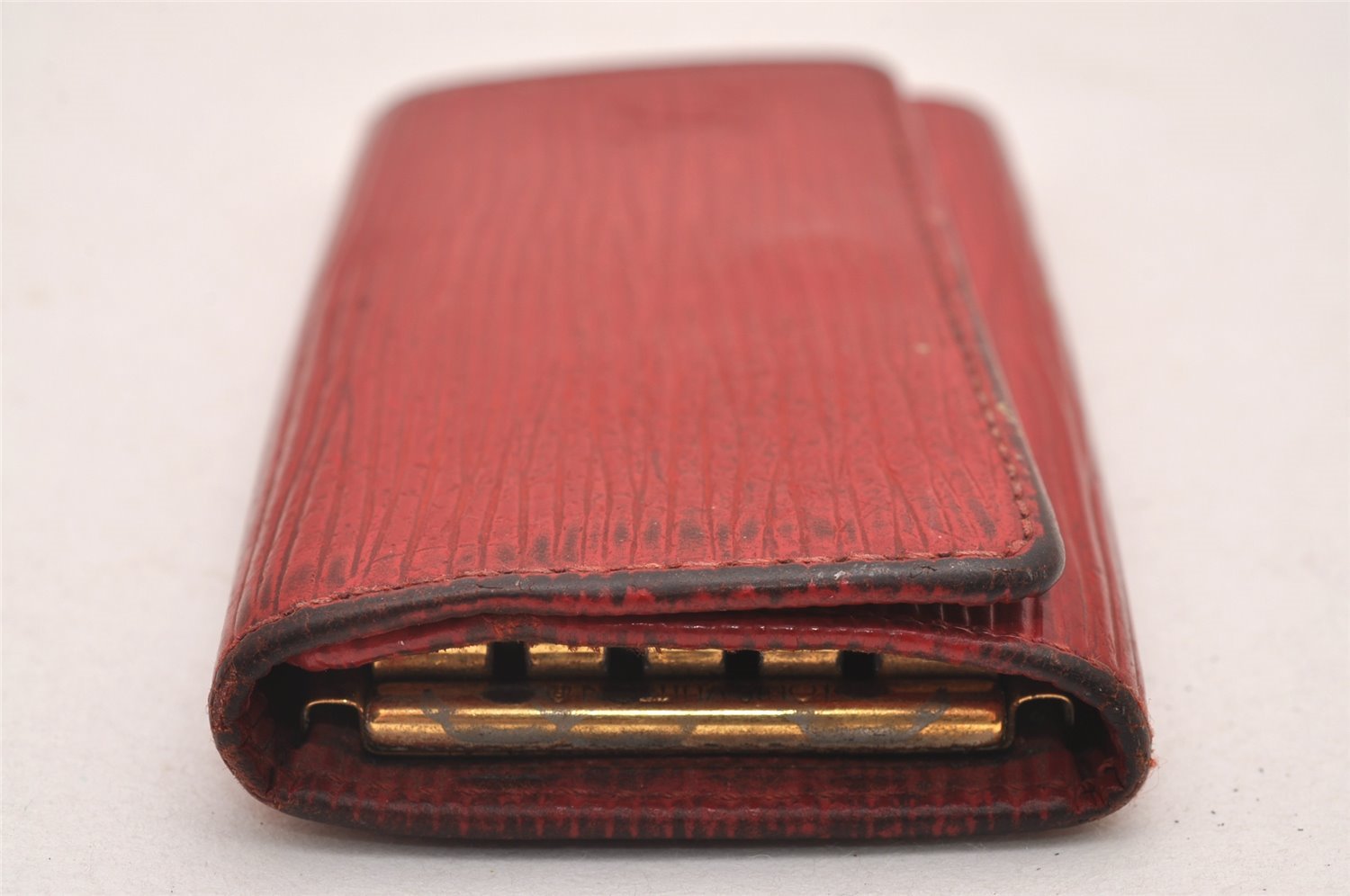 Authentic Louis Vuitton Epi Multicles 4 Key Case Red M63827 LV 0381J