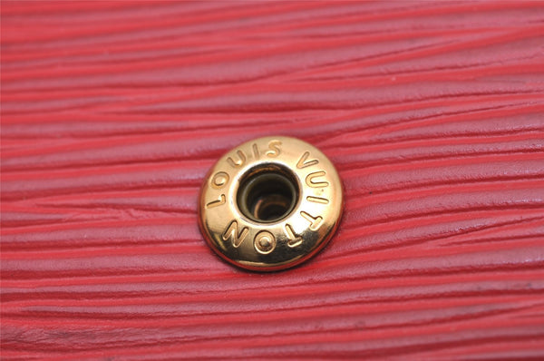 Authentic Louis Vuitton Epi Multicles 4 Key Case Red M63827 LV 0381J