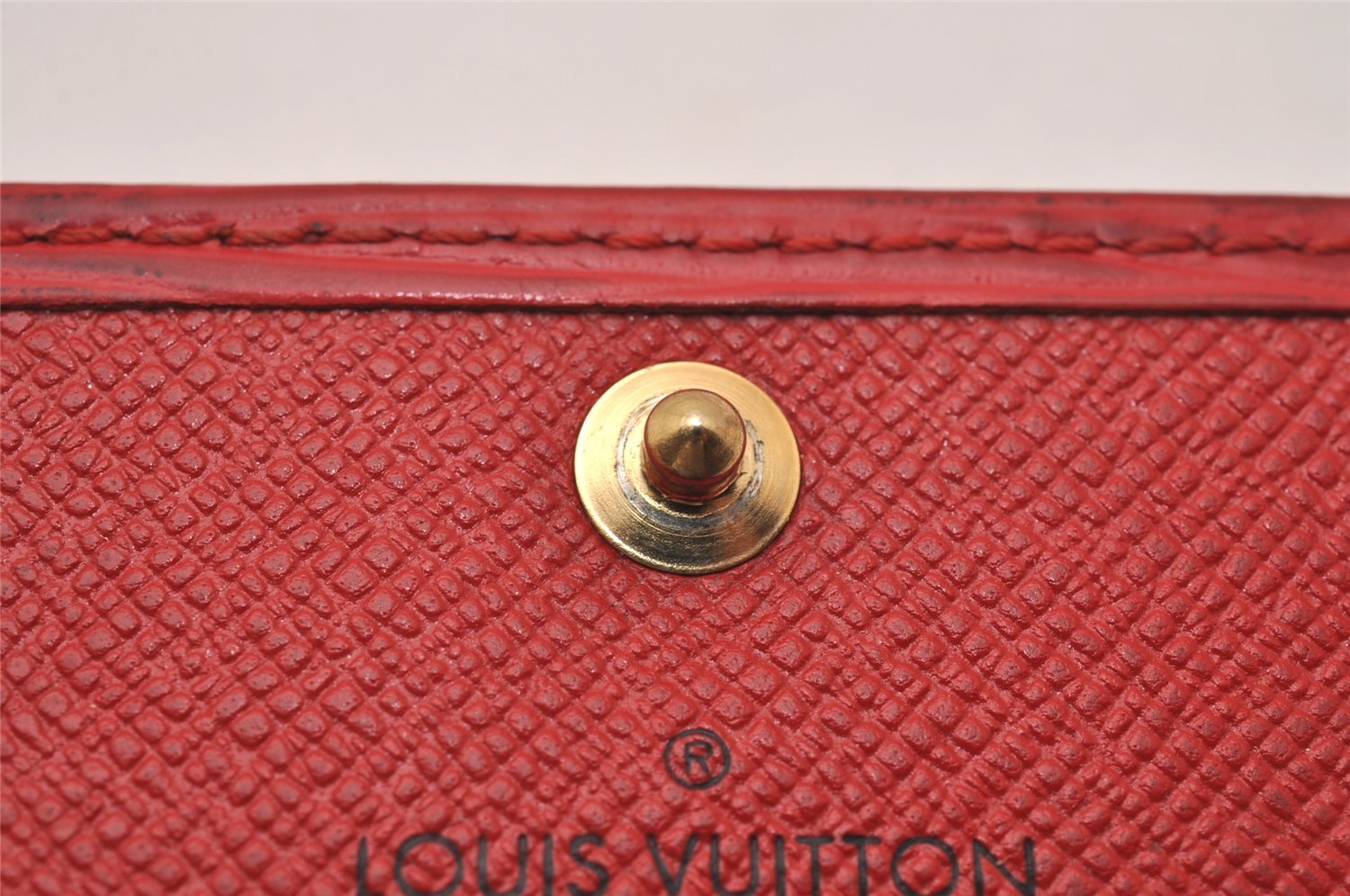 Authentic Louis Vuitton Epi Multicles 4 Key Case Red M63827 LV 0381J