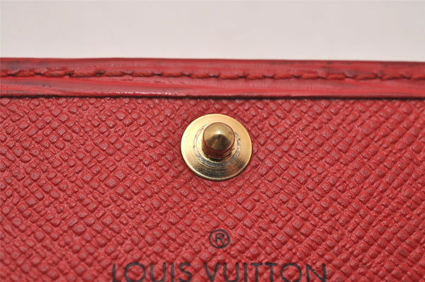 Authentic Louis Vuitton Epi Multicles 4 Key Case Red M63827 LV 0381J