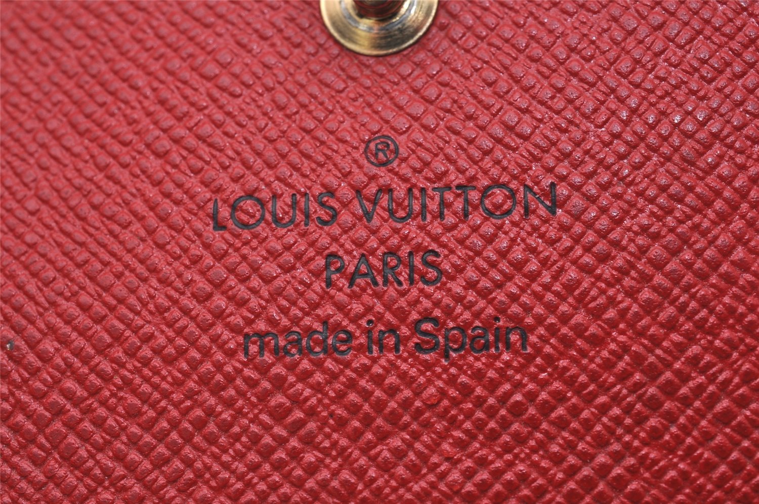 Authentic Louis Vuitton Epi Multicles 4 Key Case Red M63827 LV 0381J
