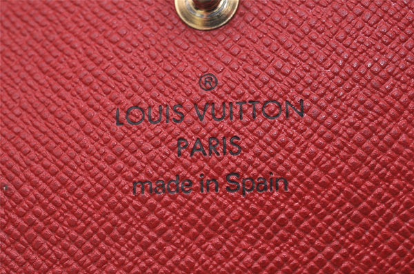 Authentic Louis Vuitton Epi Multicles 4 Key Case Red M63827 LV 0381J