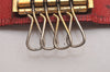 Authentic Louis Vuitton Epi Multicles 4 Key Case Red M63827 LV 0381J